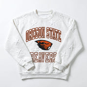 OREGON STATE BEAVERS BIG PLAY ENERGY EMBOSSED STAR CREWNECK