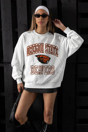 OREGON STATE BEAVERS BIG PLAY ENERGY EMBOSSED STAR CREWNECK