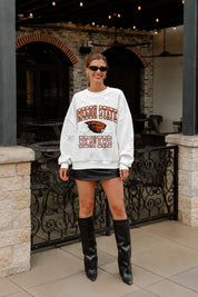 OREGON STATE BEAVERS BIG PLAY ENERGY EMBOSSED STAR CREWNECK