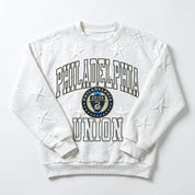 PHILADELPHIA UNION BIG PLAY ENERGY EMBOSSED STAR CREWNECK