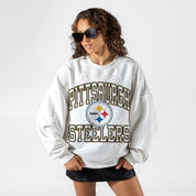 PITTSBURGH STEELERS BIG PLAY ENERGY EMBOSSED STAR CREWNECK