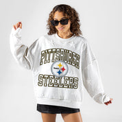 PITTSBURGH STEELERS BIG PLAY ENERGY EMBOSSED STAR CREWNECK