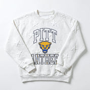 PITTSBURGH PANTHERS BIG PLAY ENERGY EMBOSSED STAR CREWNECK