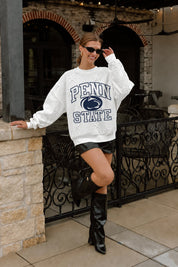PENN STATE NITTANY LIONS BIG PLAY ENERGY EMBOSSED STAR CREWNECK