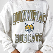 QUINNIPIAC BOBCATS BIG PLAY ENERGY EMBOSSED STAR CREWNECK