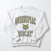 QUINNIPIAC BOBCATS BIG PLAY ENERGY EMBOSSED STAR CREWNECK
