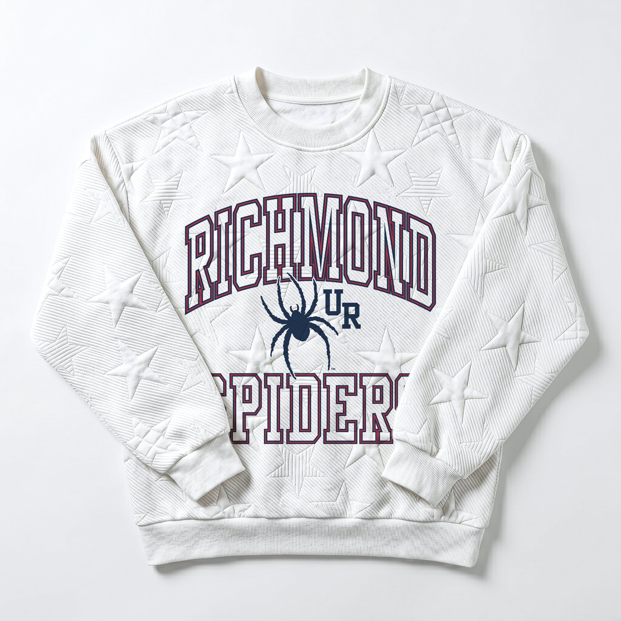 RICHMOND SPIDERS BIG PLAY ENERGY EMBOSSED STAR CREWNECK