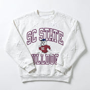 SOUTH CAROLINA STATE BULLDOGS BIG PLAY ENERGY EMBOSSED STAR CREWNECK