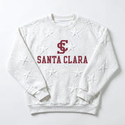 SANTA CLARA BRONCOS BIG PLAY ENERGY EMBOSSED STAR CREWNECK