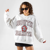 SOUTH DAKOTA COYOTES BIG PLAY ENERGY EMBOSSED STAR CREWNECK