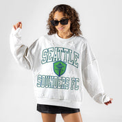 SEATTLE SOUNDERS FC BIG PLAY ENERGY EMBOSSED STAR CREWNECK