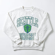 SEATTLE SOUNDERS FC BIG PLAY ENERGY EMBOSSED STAR CREWNECK