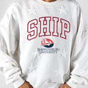 SHIPPENSBURG RAIDERS BIG PLAY ENERGY EMBOSSED STAR CREWNECK