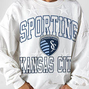 SPORTING KANSAS CITY BIG PLAY ENERGY EMBOSSED STAR CREWNECK