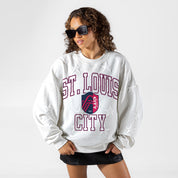 ST. LOUIS CITY SC BIG PLAY ENERGY EMBOSSED STAR CREWNECK