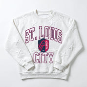 ST. LOUIS CITY SC BIG PLAY ENERGY EMBOSSED STAR CREWNECK