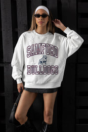 SAMFORD BULLDOGS BIG PLAY ENERGY EMBOSSED STAR CREWNECK
