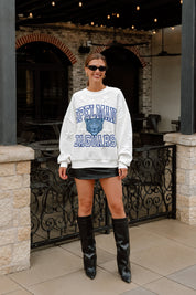 SPELMAN COLLEGE JAGUARS BIG PLAY ENERGY EMBOSSED STAR CREWNECK