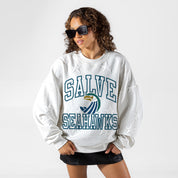 SALVE SEAHAWKS BIG PLAY ENERGY EMBOSSED STAR CREWNECK