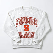 SYRACUSE ORANGE BIG PLAY ENERGY EMBOSSED STAR CREWNECK