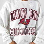 TAMPA BAY BUCCANEERS BIG PLAY ENERGY EMBOSSED STAR CREWNECK