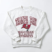 TAMPA BAY BUCCANEERS BIG PLAY ENERGY EMBOSSED STAR CREWNECK