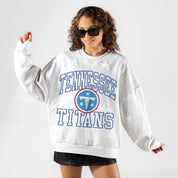 TENNESSEE TITANS BIG PLAY ENERGY EMBOSSED STAR CREWNECK