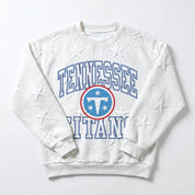 TENNESSEE TITANS BIG PLAY ENERGY EMBOSSED STAR CREWNECK