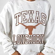 TEXAS LONGHORNS BIG PLAY ENERGY EMBOSSED STAR CREWNECK