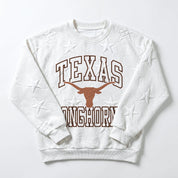 TEXAS LONGHORNS BIG PLAY ENERGY EMBOSSED STAR CREWNECK