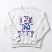 TENNESSEE STATE TIGERS BIG PLAY ENERGY EMBOSSED STAR CREWNECK