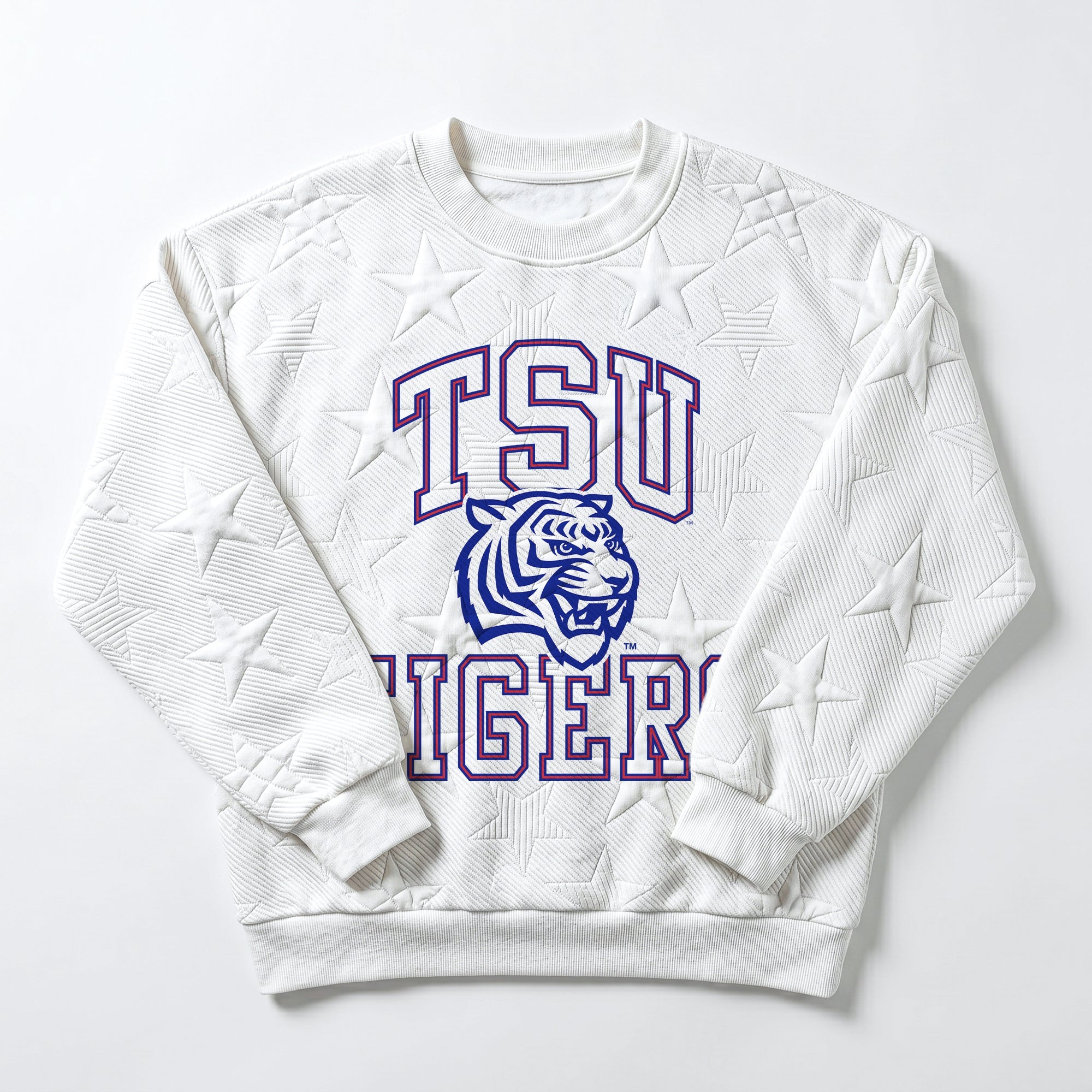 TENNESSEE STATE TIGERS BIG PLAY ENERGY EMBOSSED STAR CREWNECK