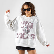 TEXAS SOUTHERN TIGERS BIG PLAY ENERGY EMBOSSED STAR CREWNECK