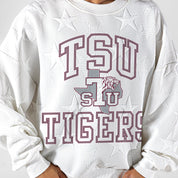 TEXAS SOUTHERN TIGERS BIG PLAY ENERGY EMBOSSED STAR CREWNECK