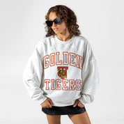 TUSKEGEE GOLDEN TIGERS BIG PLAY ENERGY EMBOSSED STAR CREWNECK