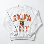 TUSKEGEE GOLDEN TIGERS BIG PLAY ENERGY EMBOSSED STAR CREWNECK