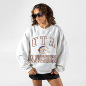 UT ARLINGTON MAVERICKS BIG PLAY ENERGY EMBOSSED STAR CREWNECK