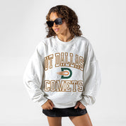 TEXAS AT DALLAS COMETS BIG PLAY ENERGY EMBOSSED STAR CREWNECK