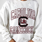 SOUTH CAROLINA GAMECOCKS BIG PLAY ENERGY EMBOSSED STAR CREWNECK