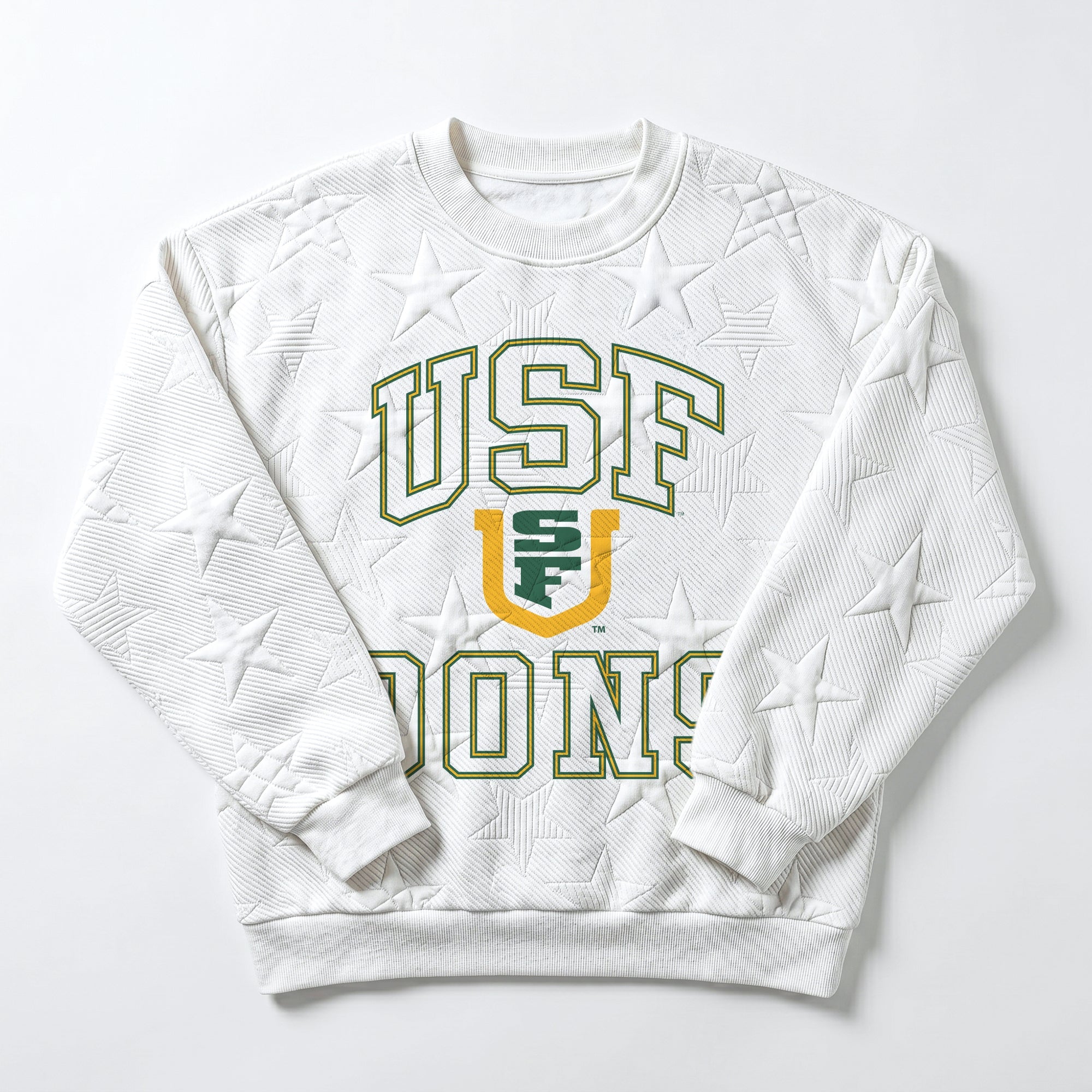 SAN FRANCISCO DONS BIG PLAY ENERGY EMBOSSED STAR CREWNECK