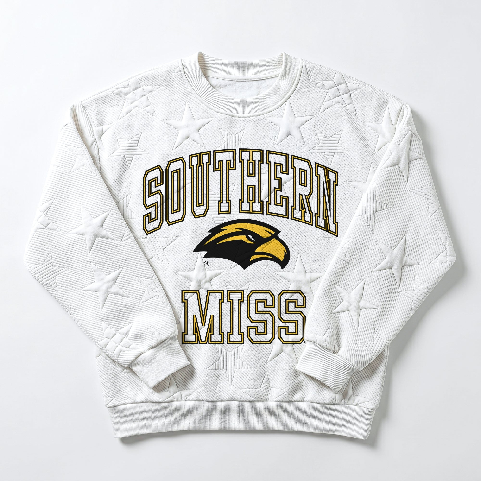SOUTHERN MISS GOLDEN EAGLES BIG PLAY ENERGY EMBOSSED STAR CREWNECK