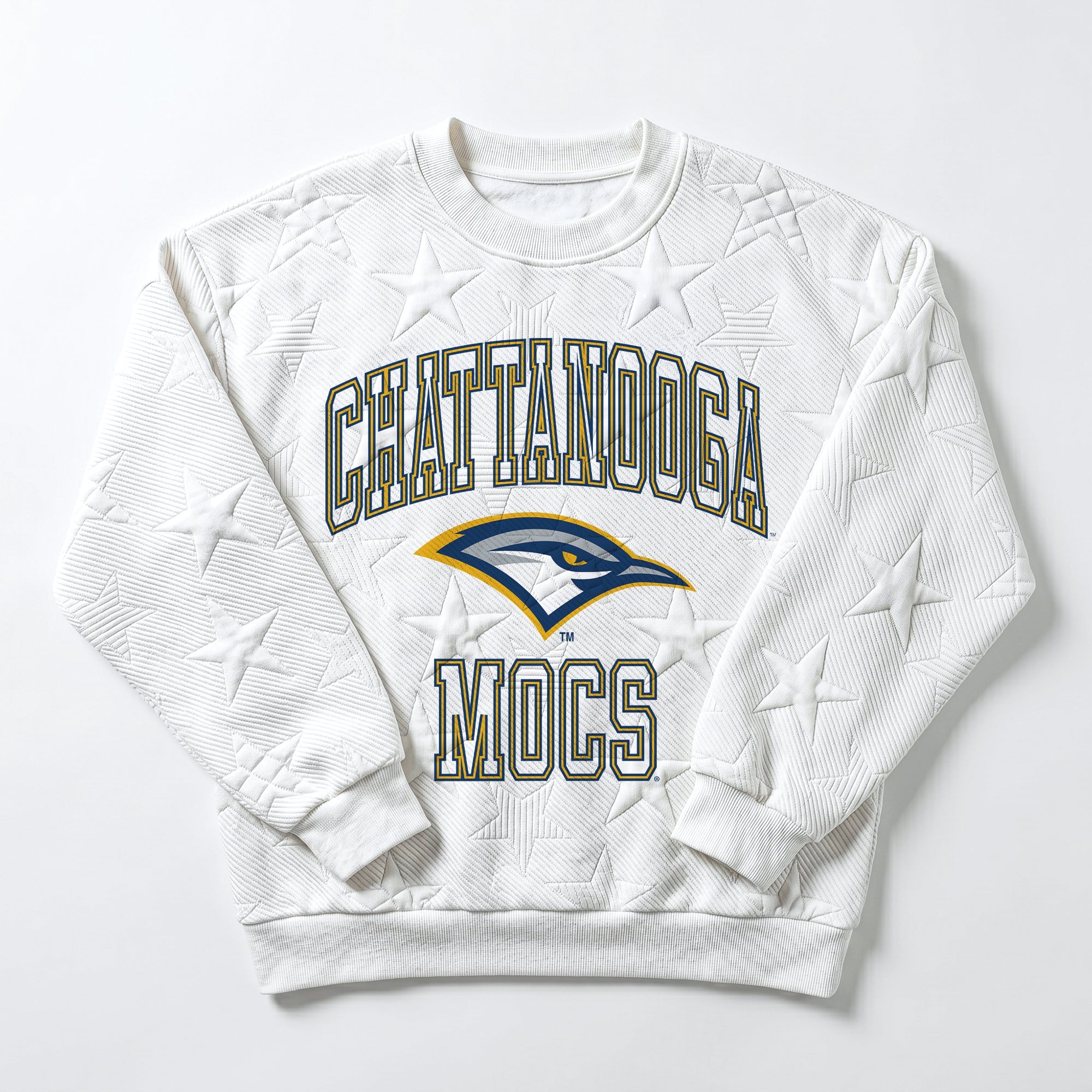 CHATTANOOGA MOCS BIG PLAY ENERGY EMBOSSED STAR CREWNECK