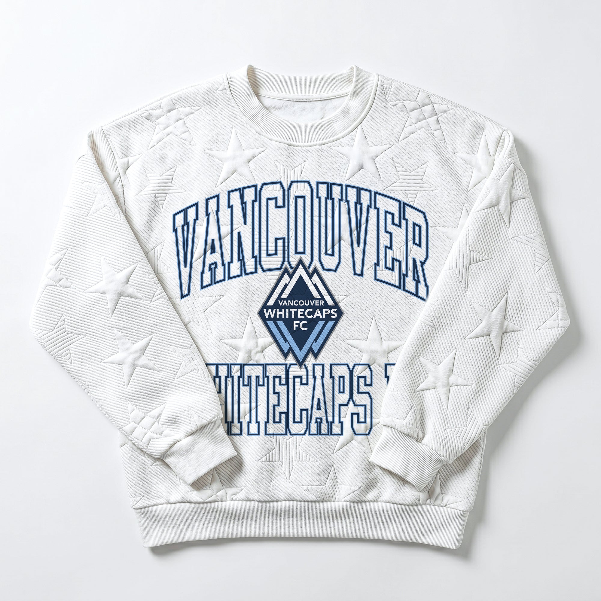 VANCOUVER WHITECAPS FC BIG PLAY ENERGY EMBOSSED STAR CREWNECK