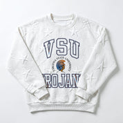 VIRGINIA STATE TROJANS BIG PLAY ENERGY EMBOSSED STAR CREWNECK