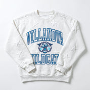 VILLANOVA WILDCATS BIG PLAY ENERGY EMBOSSED STAR CREWNECK