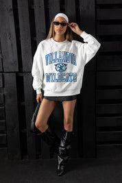 VILLANOVA WILDCATS BIG PLAY ENERGY EMBOSSED STAR CREWNECK