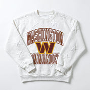 WASHINGTON COMMANDERS BIG PLAY ENERGY EMBOSSED STAR CREWNECK