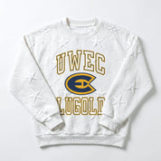WISCONSIN-EAU CLAIRE BLUGOLDS BIG PLAY ENERGY EMBOSSED STAR CREWNECK