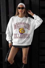 WESTERN ILLINOIS LEATHERNECKS BIG PLAY ENERGY EMBOSSED STAR CREWNECK