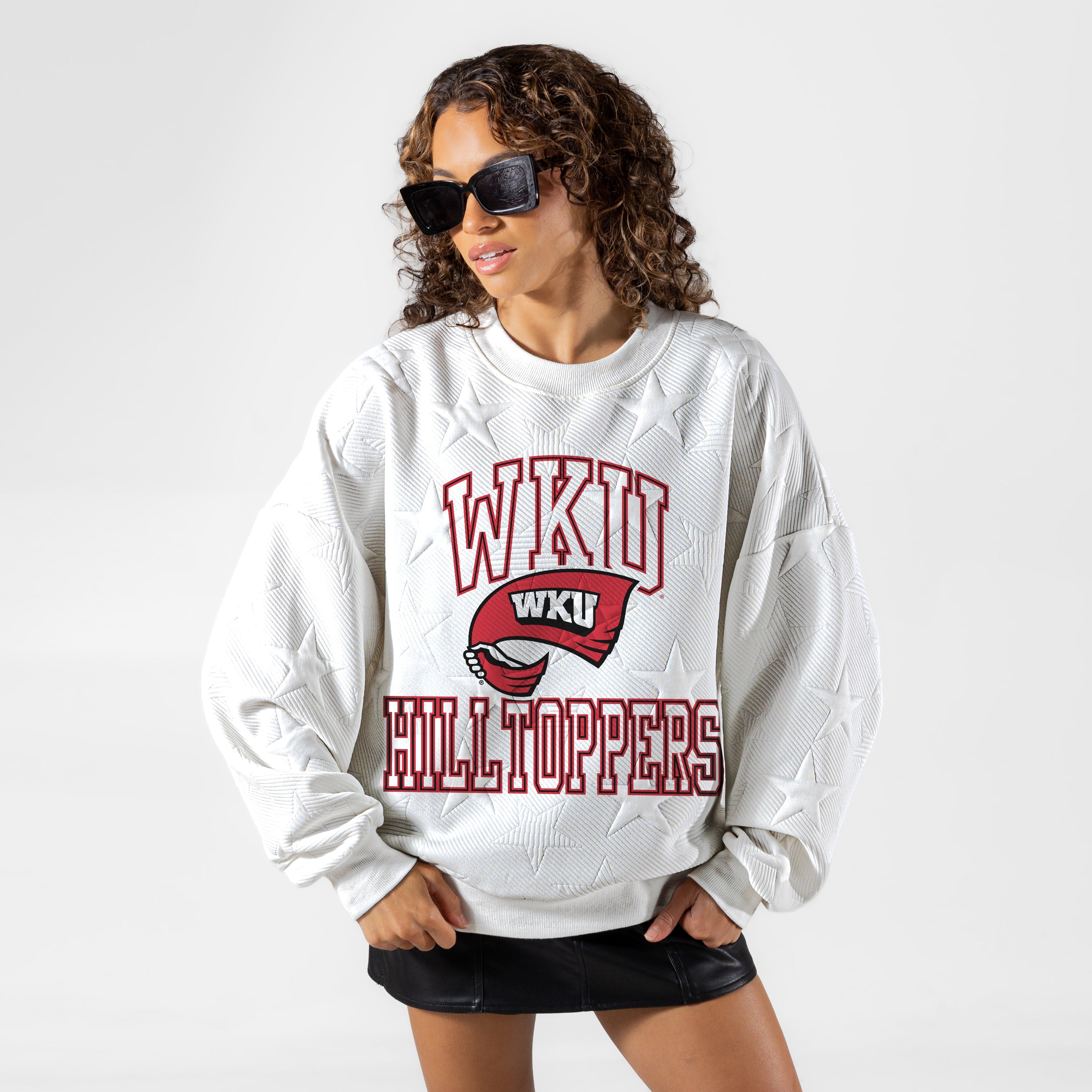 WESTERN KENTUCKY HILLTOPPERS BIG PLAY ENERGY EMBOSSED STAR CREWNECK